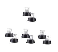 Toyvian 4 Ensembles Base À Ressort pour Ornement Tête Secouée Décoration Secouante pour Électrique Intérieur Auto Base Noire 2 Pièces * 4