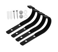 Toyvian 4 Ensembles Heavy Duty Metal J Hooks for Wall Mounting Strong Load Capacity Bow Hanger Organizer for Garage Outdoor Indoor Storage of Compound and Recurve Bows