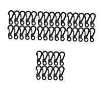 Toyvian 4 Ensembles Lot de Mousquetons Mini Alliage À Ressort Crochets Tactiques Robustes pour Escalade Et Plein Air Clips Portables Et Résistants pour Randonnée Et Camping 20 Pièces * 4