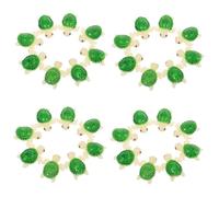 Toyvian 4 Ensembles Poupée Simulée De Petite Tortue Joli Décor De Bureau Tortue Animaux Réservoirs Décorations Poisson Décoration en Résine pour Aquarium Ornements D'aquarium 8 Pièces * 4