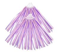 Toyvian 4 Paires Set de Rubans de Guidon Multicolores pour et Trottinette Décoratifs et Durables Plastique et Accessoire Fun pour Adolescents