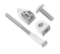 Toyvian 4 Pièces Banjo Bracket Hook Set With Nuts Metal Replacement Parts For Banjo And Guitar Repair Portable Instrument Maintenance Kit With Precision Engineering