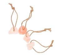 Toyvian 4 Pièces Bloc de Sel à Naturel pour Chevaux Cerfs Bovins et Lot de Blocs Suspendus Sel Rose de pour Santé et des Animaux Élevage