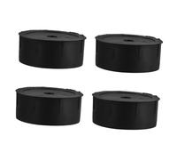 Toyvian 4 pièces Bouchons de Rechange pour Arbre à Chat Embouts Tube avec Écrou Accessoires DIY pour Poteau Griffoir Réparation et Connexion Modulaire