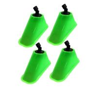 Toyvian 4 pièces Buse Pulvérisateur Agricole Cône et Éventail Anti-Vent Embouts Jardin Polyvalents avec Protection Vent pour Arrosage Précis et Facile à Installer