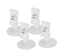 Toyvian 4 Pièces Clip Ventouse pour Algues Aquarium Support de Nourriture Végétale sous- Accessoires de Fixation Faciles à Utiliser pour Réservoir à Poissons