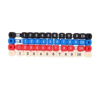 Toyvian 4 Pièces Compteur de Score pour Football de Table Portable Indicateur Chiffres Lisibles Positions Accessoire Plastique pour Parties à et Bureau