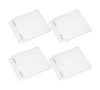 Toyvian 4 Pièces Couvercle de Protection Design Élégant pour en Plastique 86-type Accès Facile et Thermostat de Climatisation Central pour Systèmes de Chauffage par Eau