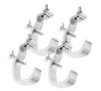 Toyvian 4 pièces Crochets de Serrage pour Éclairage Lot de Pinces Truss Ajustables pour Lampes LED et Projecteurs Support Solide pour Tubes