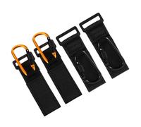 Toyvian 4 Pièces Crochets pour Poussette et Caddie Support Clips pour Sacoche à Couches et Accessoires Sangle Antidérapante pour Fixation Sûre