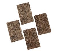 Toyvian 4 Pièces Décor Arrière Plan pour Terrarium Arbre Naturelle pour Habitat de Reptile Mat de pour Environnement Sain