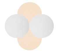 Toyvian 4 Pièces Diffuseur Rond en Tissu pour Plafonnier, Protection Anti-éblouissement pour Bébé, Bord sans Bavure, Installation Facile, pour Chambres et Veilleuses