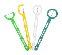 Toyvian 4 pièces Entraîneur Pointe Langue pour Exercices Oraux Renforcement Musculaire Buccal Améliore Agilité et Prononciation Adapté à Tous Âges