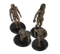 Toyvian 4 Pièces Figurines Humaine Primitives Plastique Modèles Didactiques Détaillés pour Enseignement et Apprentissage à