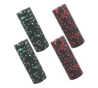 Toyvian 4 pièces Foam Roller Muscle Relaxing Column For Fitness Back Massage Trigger Point Therapy Pilates Material Massage Roller