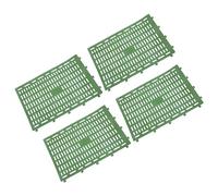 Toyvian 4 Pièces Gardien des Arbres d'arbres Housse de Protection pour Coffre Housse de Protection pour Arbre gardes de Protection de Tronc d'arbre Capot de Protection PP Vert