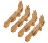 Toyvian 4 Pièces Jute en Soie en Soie Outils de Camping entrée Accessoire de Jute Trousses Allume-feu de Camping Allume-feu naturels Survie Allume-feu Jute Allume-feu Soie de Jute