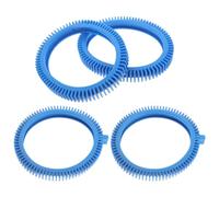 Toyvian 4 pièces Kit de Pneus PVC pour Nettoyeur Piscine Automatique Roues Avant et Arrière Durables Accessoires de Remplacement pour Nettoyage Piscine