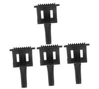Toyvian 4 Pièces Peigne de Toilettage pour Animaux Brosse Résistante pour Chevaux et Animaux de Ferme Facile à Utiliser et Durable