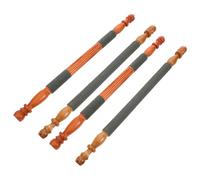 Toyvian 4 Pièces Perchoirs pour Perruches Naturel de Meulage pour Bec et Griffes Surface Rugueuse Accessoires pour Cage Doiseaux Petits Oiseaux comme Tourterelles Perruches Conures