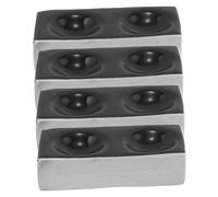 Toyvian 4 Pièces Plaques de Réaction Porcelaine Plaques de Spotting Céramique pour Expériences Chimiques Laboratoire pour Analyse Échantillons Mesure de Couleur