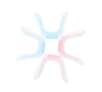 Toyvian 4 pièces Plaquettes de Nez Silicone Souple pour Lunettes Antidérapantes et Confortables Bleu Clair et Rose Adaptées Aux Activités Extérieures et Faciles à Nettoyer