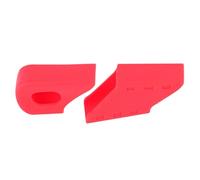 Toyvian 4 pièces Protection Manivelle Vélo Silicone Rouge Lot de Capuchons Souples Antichoc et Antidérapants Protège-Bras pour Manivelle VTT et Route Résistant à Usure Chaleur