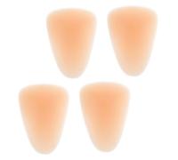 Toyvian 4 pièces Protections Genou Silicone Adhésives pour Patinage et Ski Coussinets Épais pour Femmes Unisexes Confort Ergonomique Usage Intérieur et Extérieur Beige