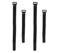 Toyvian 4 pièces Sangles de Fixation Réglables pour Vélo Lot Crochets et Boucle Auto-agrippante Sangles Stabilisatrices pour Roues de Vélo Adaptées Au Transport et Au Rangement sur