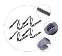 Toyvian 4 pièces Sangles Élastiques pour Bagages de avec Crochets Robustes Fixation Sécurisée pour Vélos et Remorques Résistantes et Polyvalentes pour Activités Extérieures
