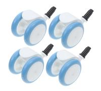 Toyvian 4 pièces Set de Roues Caoutchouc et Plastique pour Poussettes et Trotteurs Durables Faciles à Installer Compatibles avec Divers Modèles Aide Mobilité et Porteurs Garantissant Un