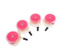 Toyvian 4 Pièces Silent Stem Caster Wheels For Stroller Swivel Replacement Set With Quick Plugin Socket Design For Smooth And Quiet Maneuverability