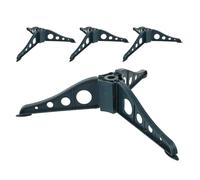 Toyvian 4 Pièces Support pour Sapin de Noël Artificiel, Socle Abs Vert | Compatible Arbre Artificiel 1, 2 à 1, 5m, Base Démontable, Surface Lisse, Usage Intérieur