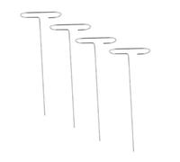 Toyvian 4 Pièces Supports pour Plantes Grimpantes Inoxydable Lot de Racks de Jardin pour Vignes Plantes Intérieur pour Poivrons Fleurs