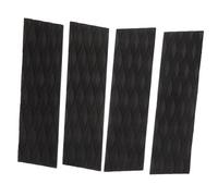 Toyvian 4 pièces Tampons Antidérapants pour Planche de Surf EVA Léger Tapis de Traction Autocollant avec Rainures Shortboards Longboards et Skis Nautiques Protection et Adhérence Stable