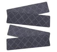 Toyvian 4 Pièces Tapis Antidérapant pour Marches D'escalier en Polyester, Lavable et Réduisant Le Bruit, Design Simple et Élégant pour Intérieur Sécurisé