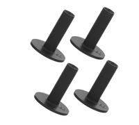 Toyvian 4 Pièces Tee de Golf en Caoutchouc Noir 2, 36 Pouces pour | Antidérapant, Positionnement Précis Balle, Usage Extérieur au Driving Range, Pièce Compacte Solide