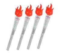 Toyvian 4 pièces Torche Simulation pour Événements Fête Danniversaire Décoration Jeux et Animation