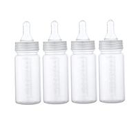 Toyvian 40 Pièces biberon récipients de stockage du lait maternel bouteille de lait bouteilles de lait en plastique bébé pour les nouveau-nés corps droit de bébé pp