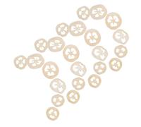Toyvian 40 pièces Loofah Slices Jouets à Mâcher pour Petits Animaux Accessoires Naturels pour Rongeurs Hamsters Cobayes Favorise Comportement de Mastication et Lhygiène Dentaire