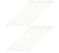 Toyvian 40 Pièces Lot Porte-Cartes Métal Forme Cœur Doré Supports Photo Floral Élégants pour Décoration Mariage Fête Table