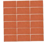 Toyvian 40 Pièces Mini-Briques Accessoires de Jardin de fées Mini Briques Rouges modèle de Fausses Briques Aquarium Artisanat en Brique Briques Miniatures Bricolage Argile Rouge Cuite