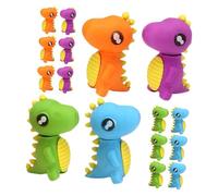 Toyvian 48 Pièces Dinosaur Erasers for Bulk Soft Cute Cartoon Animal Erasers School Art Supplies for Children S Drawing and Homework