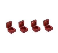 Toyvian 4Pcs Guitar Pick Case Guitar Picks Boîtes De Rangement Ukulélé Pick Titulaire Boîtes en Bois Support De Stockage Guitar Pick Titulaire Organisateur De Stockage Guitar Pick