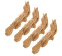 Toyvian 4pièces Allume-feu Jute pour Camping Outil Urgence Pratique pour Allumer Un Feu Extérieur Fournitures De Plein Air