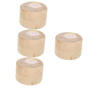 Toyvian 4pièces Boîte Bois Pour Souvenirs De Coupe De Cheveux Stockage De Mèches De Cheveux Pour Garçons Et Filles