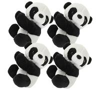 Toyvian 4pièces Clips Photo Panda Peluche Clips Mémos Décoratifs Animaux Pour Photos Et Notes
