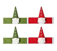 Toyvian 4pièces Décoration De Rideaux Noël Embrases Gnome Doux Pour Maison Et Hôtel Et Accessoire Festif Unique Pour Rideaux