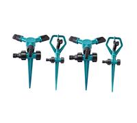 Toyvian 4pièces Lot de Arroseurs Rotatifs Automatiques pour Pelouse Jardin Et Légumes avec Réglables