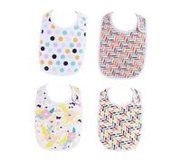 Toyvian 4pièces Lot De Bavoirs Garçon Fille Coton Bavoirs Serviettes Éructation Garçon Fille